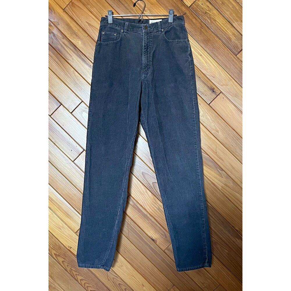 Vintage Eddie Bauer High Waisted Gray Corduroys Tall